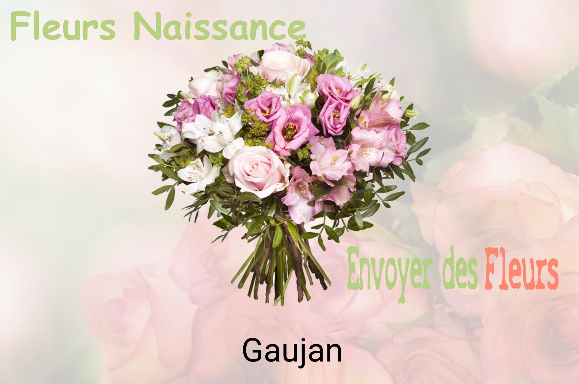 Bouquet de fleurs de naissance livré à Gaujan